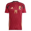 Original Fußballtrikot Belgien Bakayoko 19 Heimtrikot EURO 2024 Für Herren